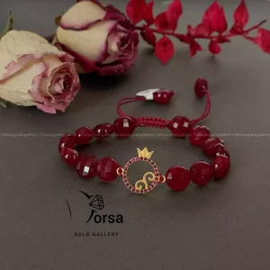 دستبند انار و سنگ یاقوت